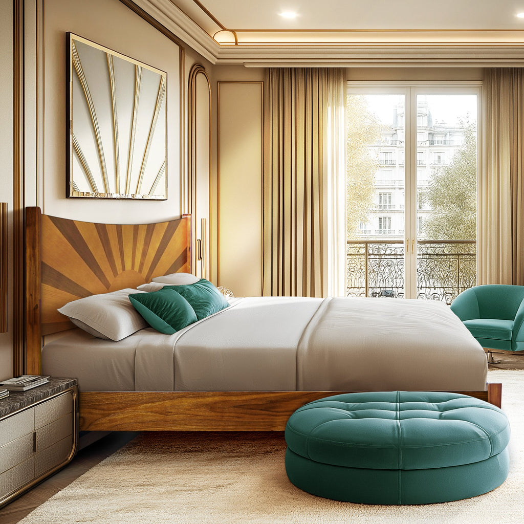 Sunset Solid Wood Bed Frame