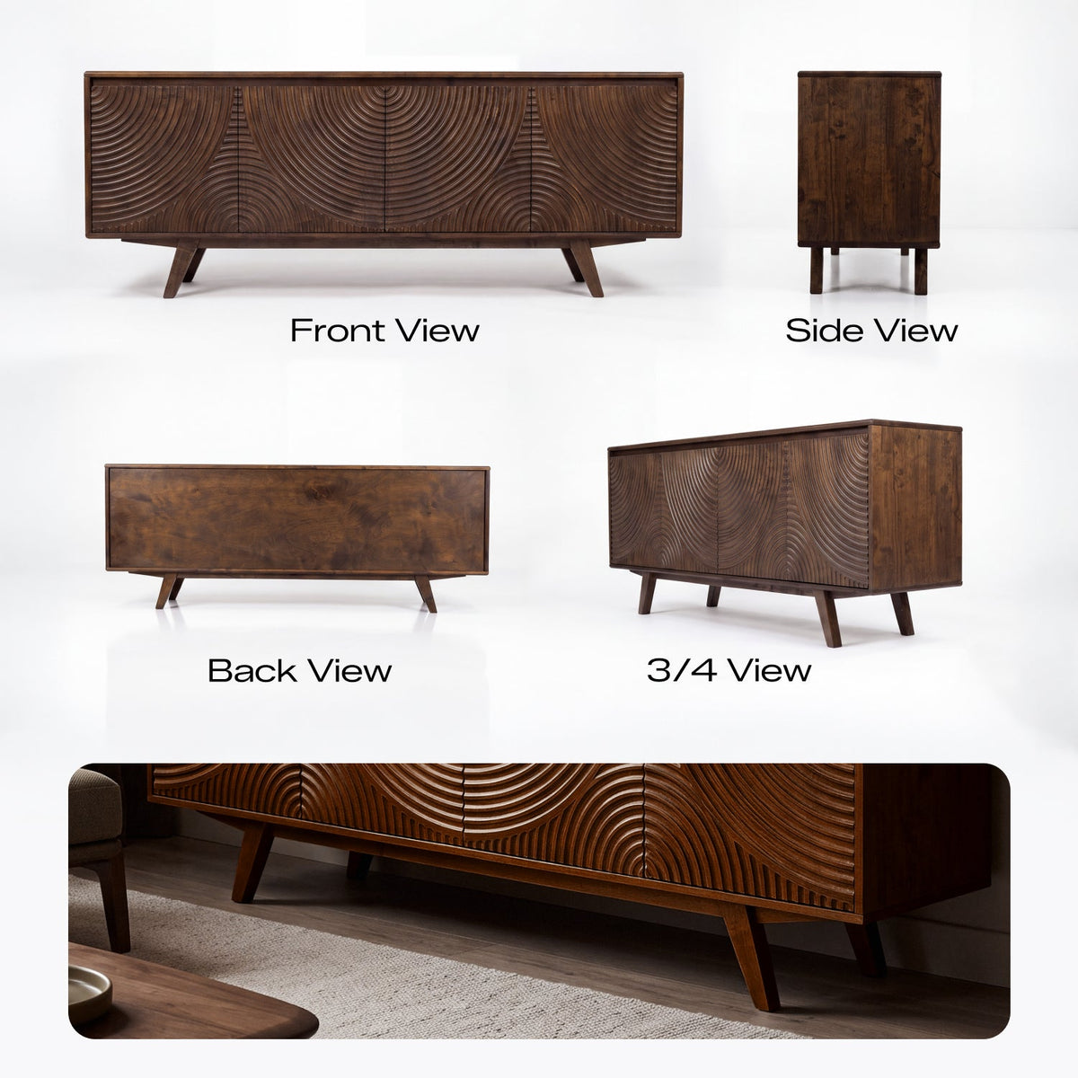 Harmony Wood TV Stand