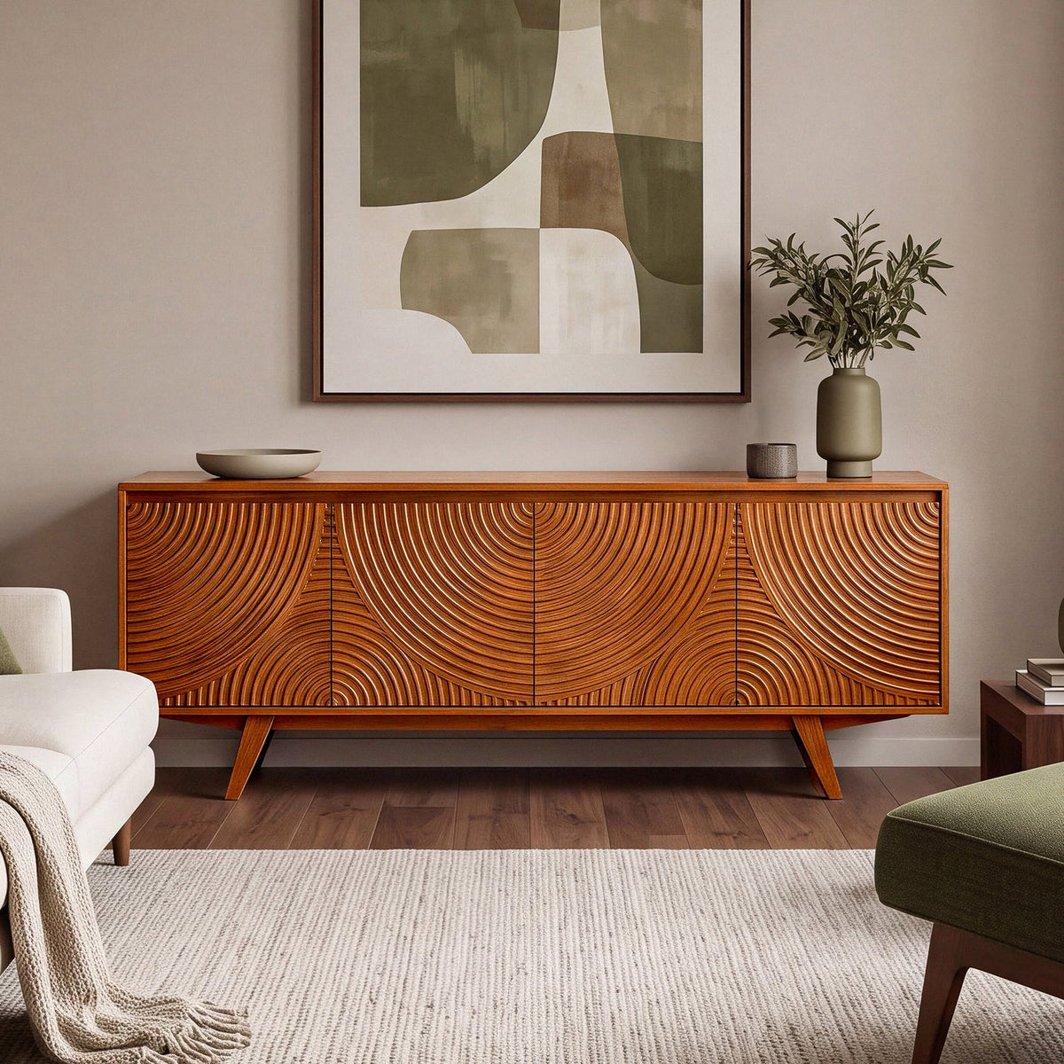 Harmony Wood TV Stand