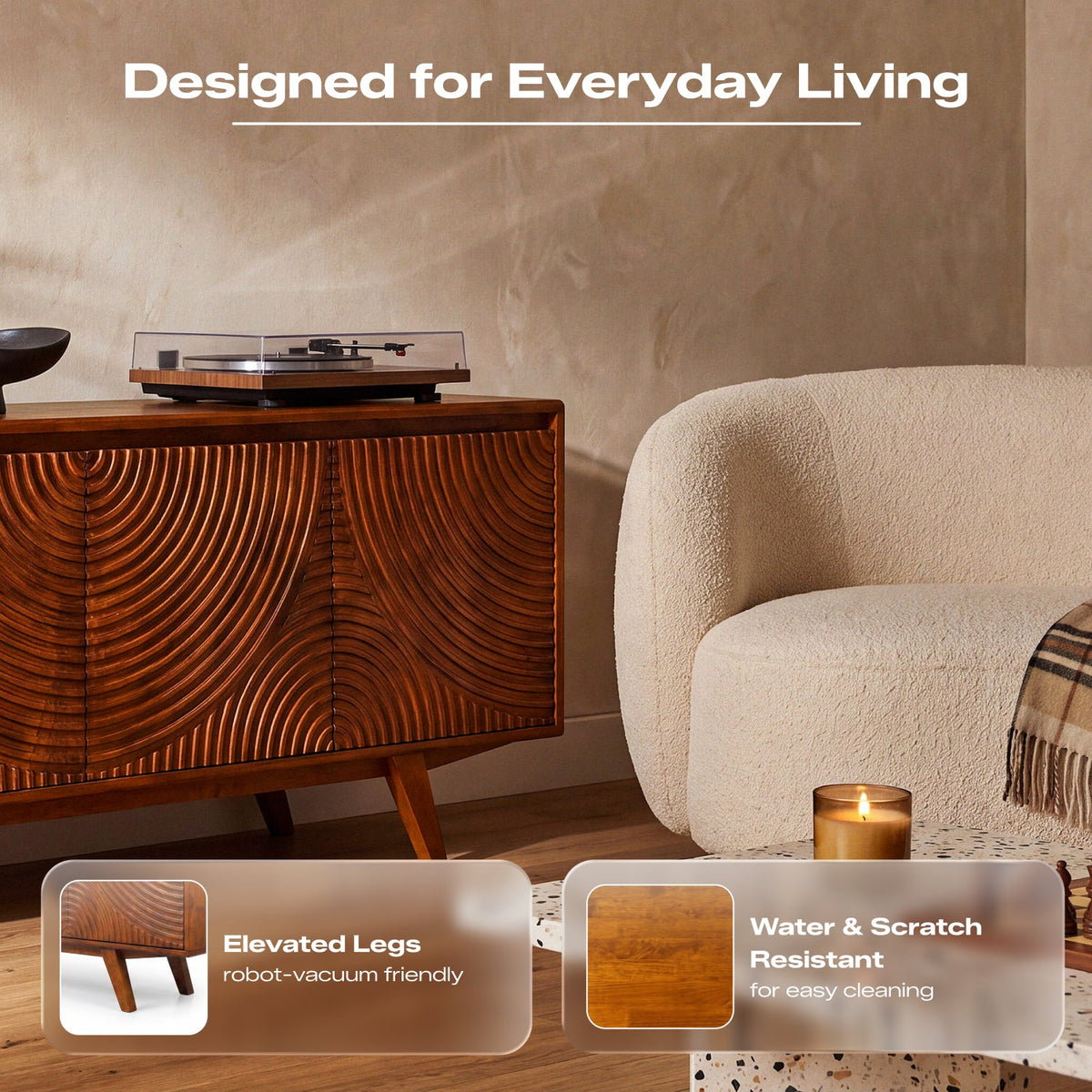 Harmony Wood TV Stand