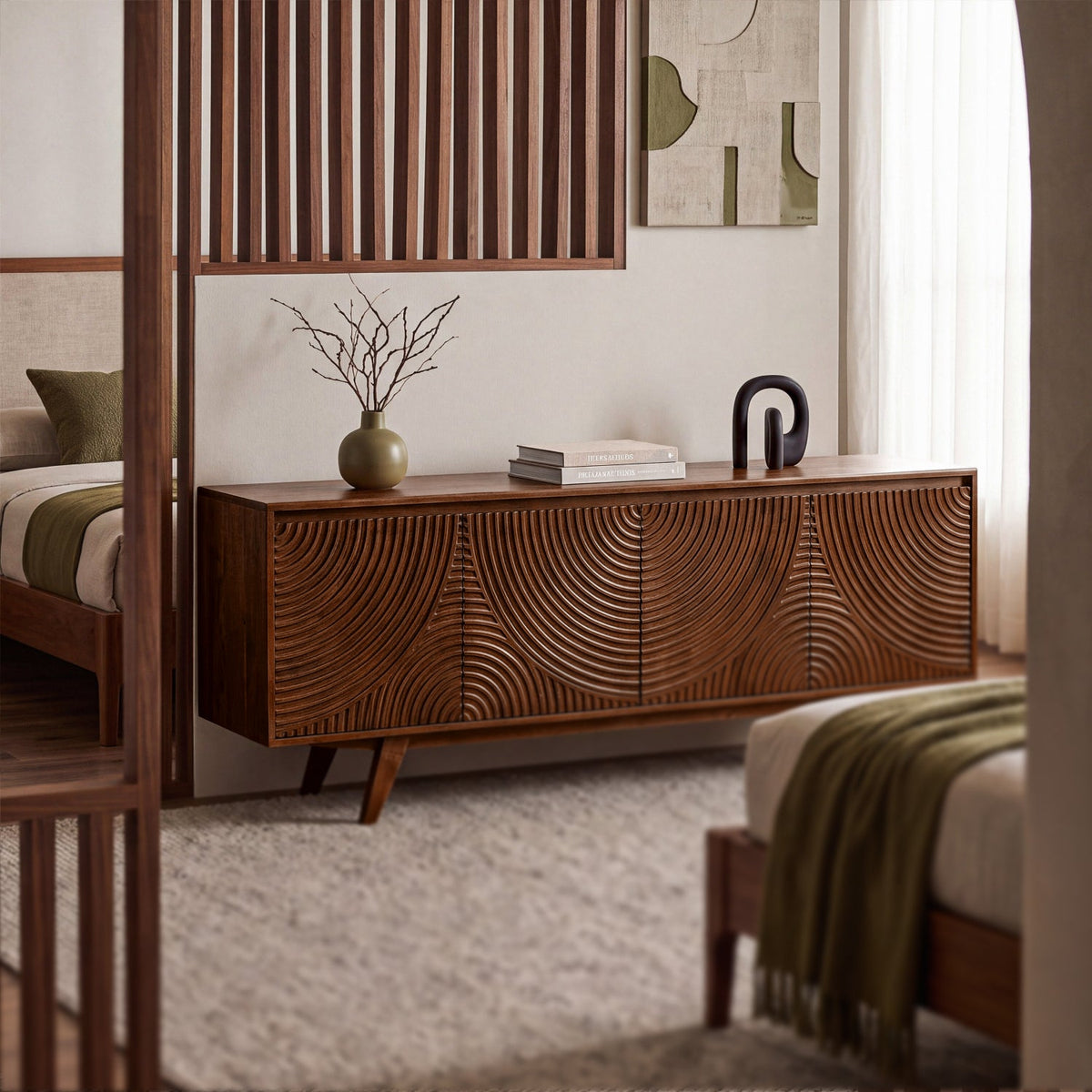 Harmony Wood TV Stand
